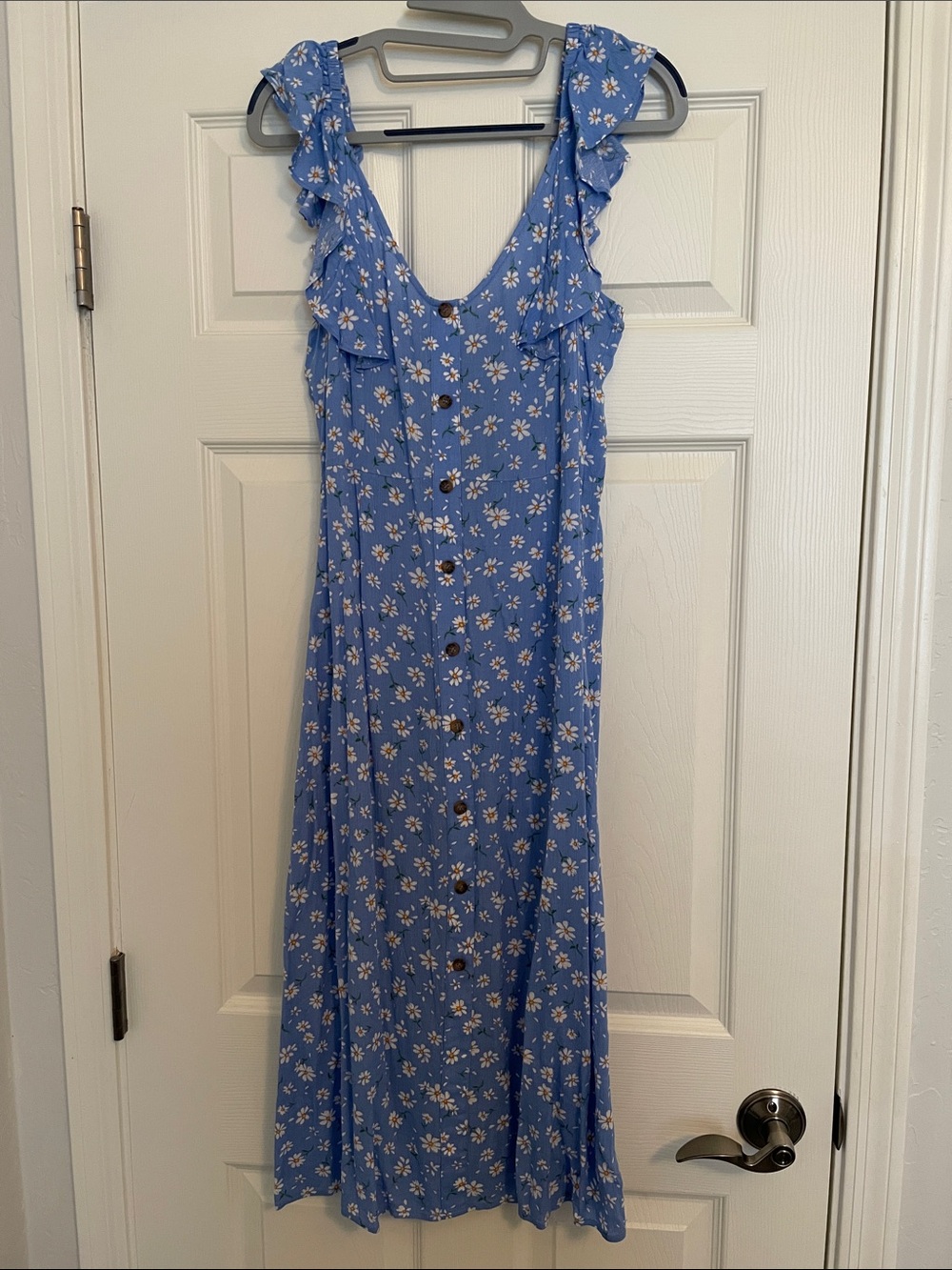 Sugarlips blue floral midi dress